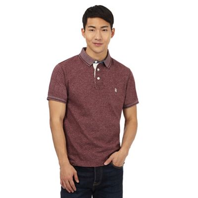 St George by Duffer Dark red polo shirt